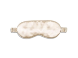 Máscara de Dormir de Luxo na Cor Champanhe, 100% Seda AQUAFORGE