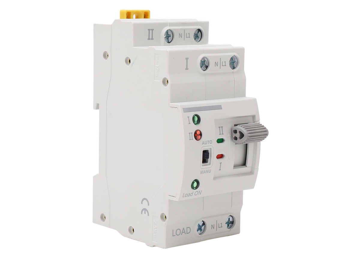 Veloriskku-interruptor De Transferência Automática De Dupla Potência 2p 10a 110vca Comutador De Gerador Com Commutação Em Milissegundos