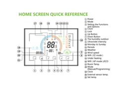 2026 Store termostato Inteligente Programável com Wifi 95~240v para Aquecedor de Caldeira com Tela Lcd Tática Economizador de Energia
