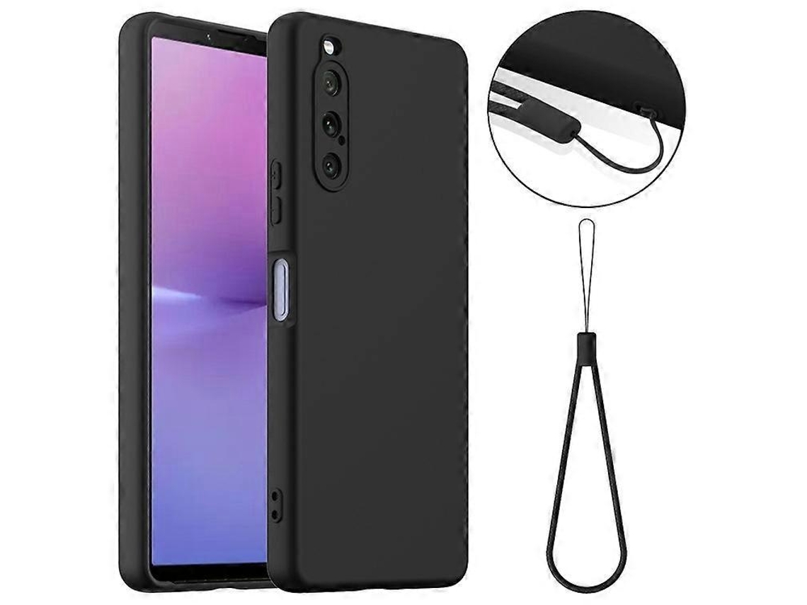 Lurelia Capa Para Sony Xperia 10 V Em Silicone Líquido, Magsafe E Cordão