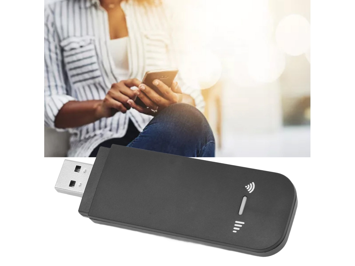Hotspot Wi Fi Móvel 4g Lte 150 Mbps Usb Roteador Wi Fi Portátil Com Slot Para Cartão Sim Para Viagens Ao Ar Livre Preto Slowmoose