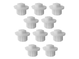 Conjunto De 10 Peças De Engrenagens Plásticas Para Moedor Carne, Compatíveis Com Os Modelos A861203, 86.1203, 9999990040, 420306564070 E 9965000433