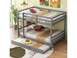 BTFORUS Beliche Infantil 140x200 cm com Mecanismo de Abertura Automática e Proteção, Zinco