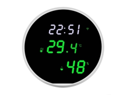Lurelia Sensor Termohigrómetro Digital, Wi-fi, Smart Life/tuya, Ecrã Lcd