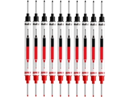 Marcador De Ponta Longa– Caneta Perfuradora À Base De Óleo Para Marcenaria, 10 Unidades De Tinta Impermeável