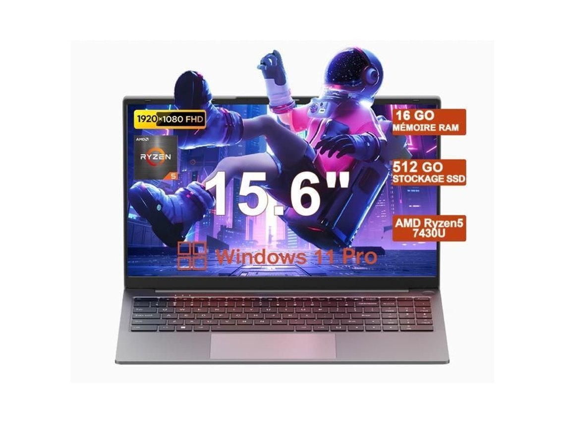 Portátil Firebat As1 - Ryzen 5 7430u - 16gb Ram - Ssd 512gb - Windows 11 - 15,6 Pol