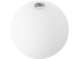 Globo de Vidro Branco Redondo para Luminária G9, Moderno e Elegante, Protege a Lâmpada, Acabamento Acetinado. SFUSHOS