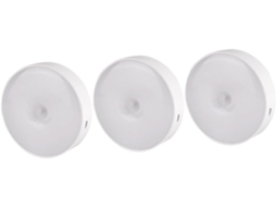 Conjunto de 3 Luzes Noturnas Led de Luz Quente para Quarto. SFUSHOS