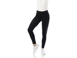 Calça de Montar com Assento de Silicone Brigitte Preto 36Equitheme