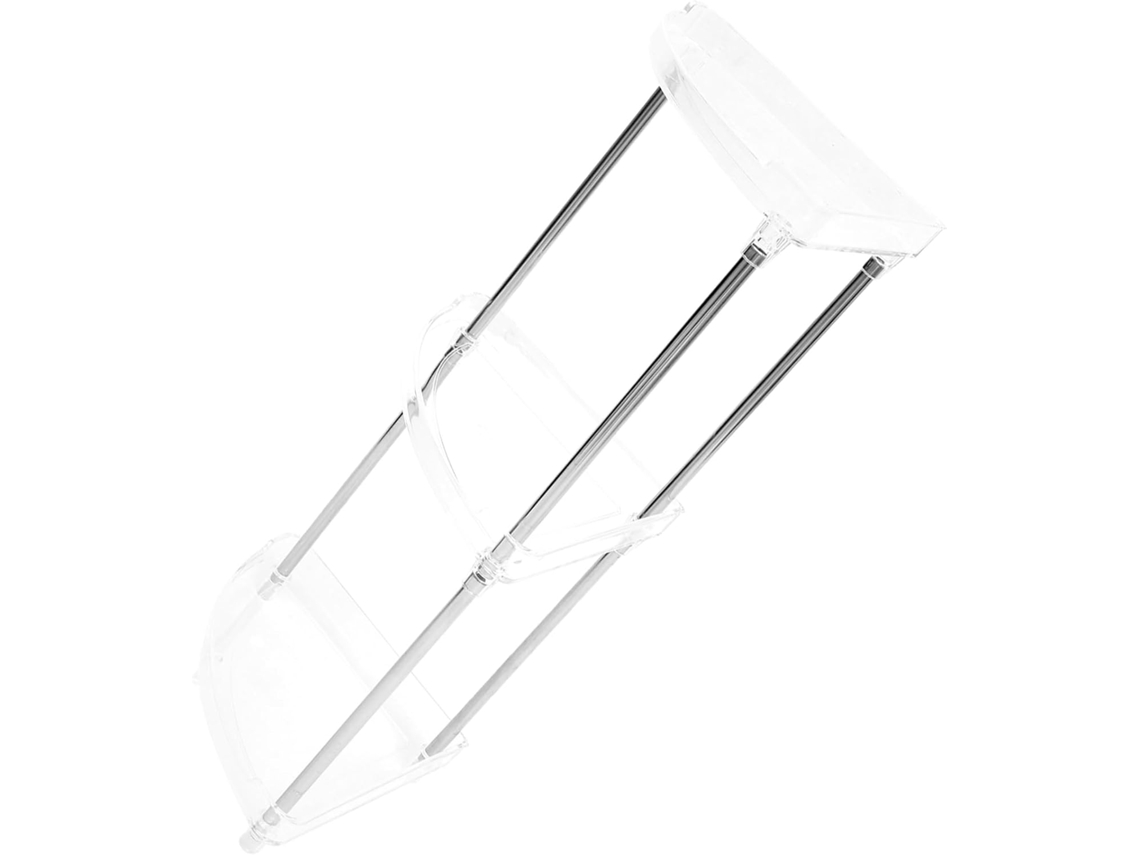 Prateleira De Canto Triangular 3 Níveis Para Banheiro Alipis, Ideal Para Organizar Cosméticos Na Bancada