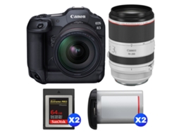Eos R3 + Rf 24 70mm F/2.8 L Is Usm + Rf 70 200mm F/2.8 L Is Usm + 2 Sandisk 64gb Extreme Pro Cfexpress Type B + 2 Canon Lp + Ebook Pricedirect CANON