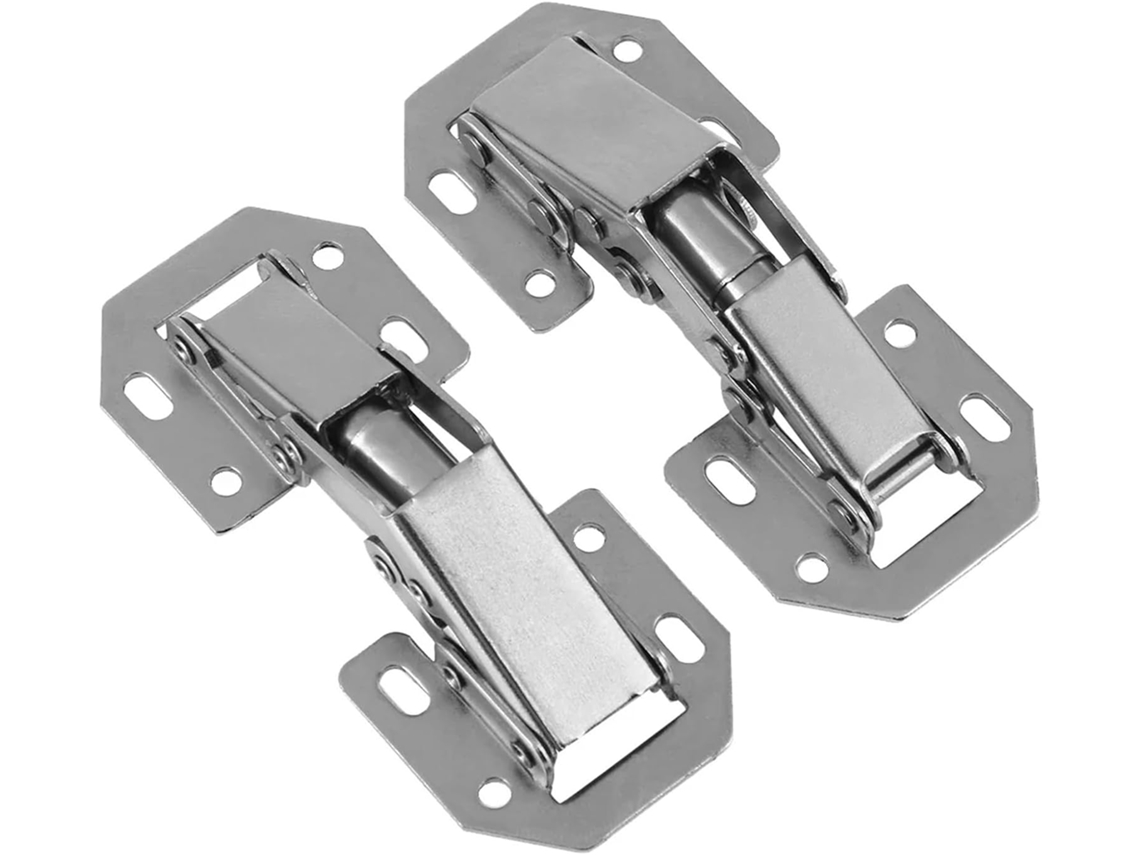 Dobradiças Para Armário De 4 Polegadas (10 Cm) Com Ângulo 90 Graus,