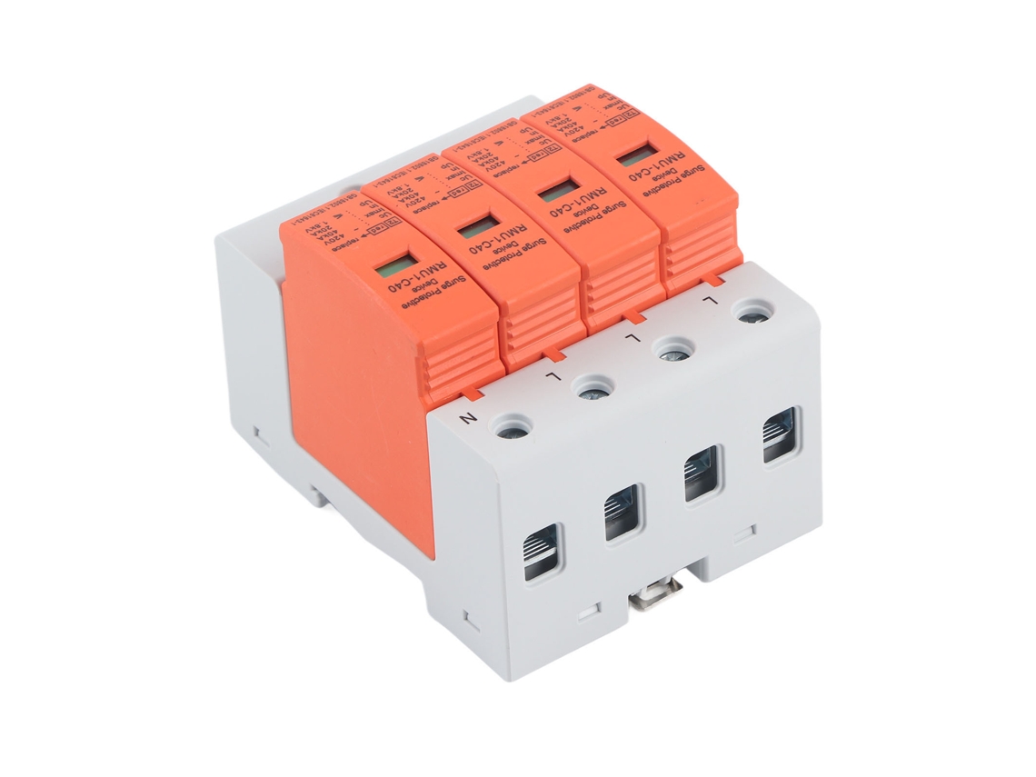 Dispositivo Protector Contra Surtos 4p Din Rail