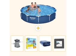 Bestway Piscina Bestway Steel Pro Redonda - 366x76 Cm - 5-peças S285