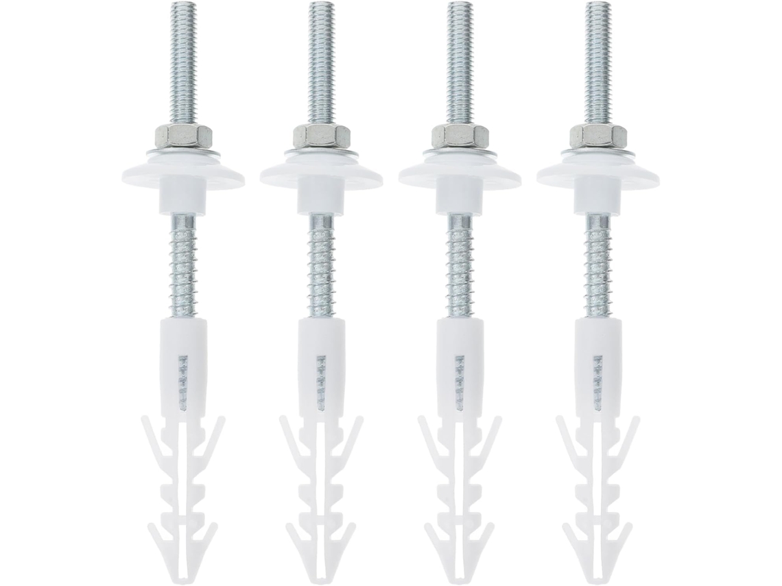 Kit De Parafusos E Arruelas Para Fixação Pia Banheiro Nuobesty, Aço Inoxidável, 2-conjuntos, Suporte Estável Para Pia De