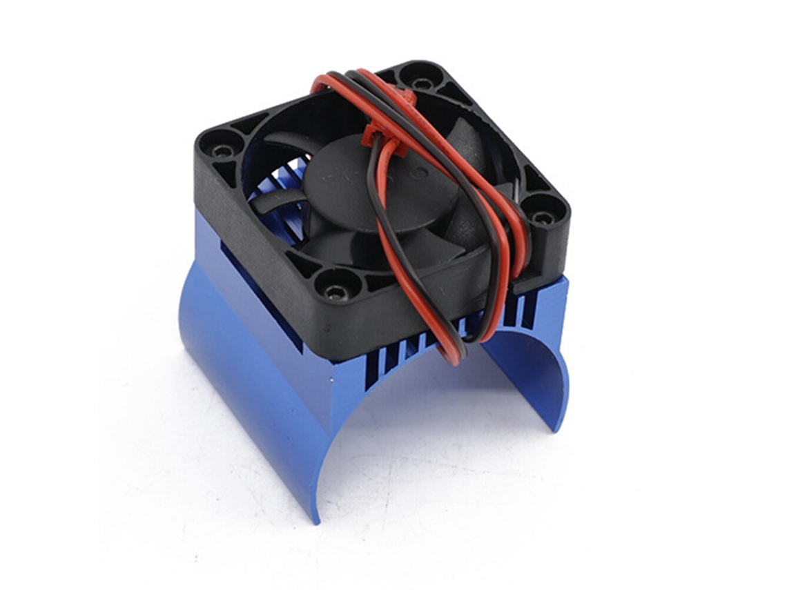 Dissipador de Calor com Ventoinha de Refrigeração do Motor Vermelha Nº 42 Mm para Peças de Automóvel Rc Arrma Kraton Talion Typhon MDUG