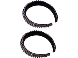 Conjunto De 2 Tiaras Com Strass - Acessório De Cabelo Elegante E Brilhante Para Aniversários E Casamentos.
