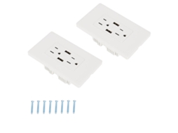 Tomada De Parede Usb Dupla Laxiscreed 125v 15a, Saída Dc 5v 2100ma, Compatível Com Padrão Norte-americano