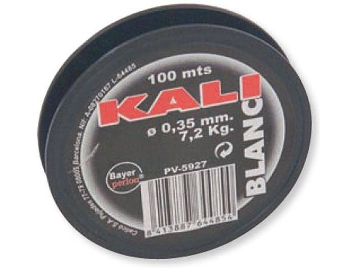 Linha de Pesca de monofilamento KALI Blanc (0.800 mm - 0,10 mm)
