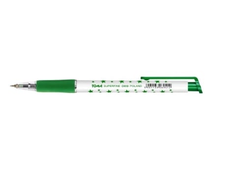Caneta Esferográfica Verde Com Efeito De Estrelas Gadget De Escritório Elegante E Criativo. Presente Perfeito Para Amantes Da Escrita! Toma