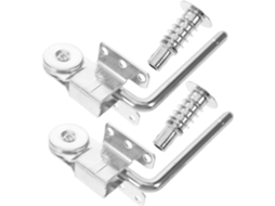 2 Dobradiças De Ferro Prateado Para Almofadas De Sofá Com Design.