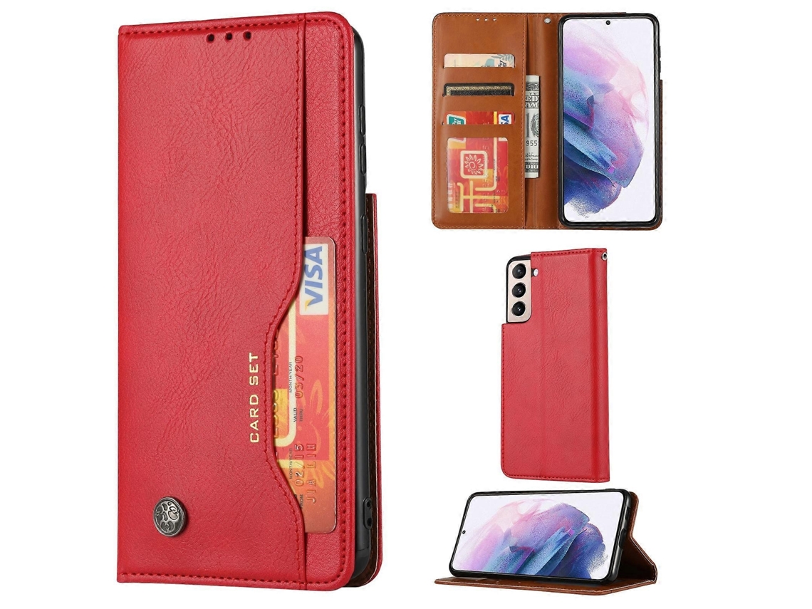 Capa Couro Para Samsung Galaxy S22 5g, Elysve