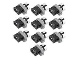 Interruptor Botão Plano Auto reset Fechado Normalmente 240v (10un)
