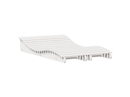 Sun Lounger, Sun Loungers Vidaxl Branco Madeira De Pinho (205 X 60 X 31.5 Cm)
