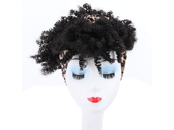 Peluca Com Diadema De Onda Profunda E Cachos Para Mulheres Fashion