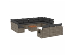 Garden Sofa Set, Garden Sofa Sets Vidaxl Cinzeto Rattan / Vime (n/a)