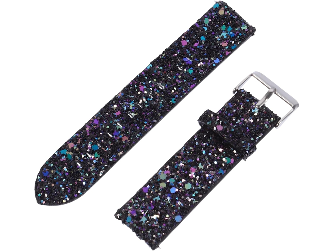 Pulseira De Relógio Com Glitter, Brilhante E Moderna, Compatível