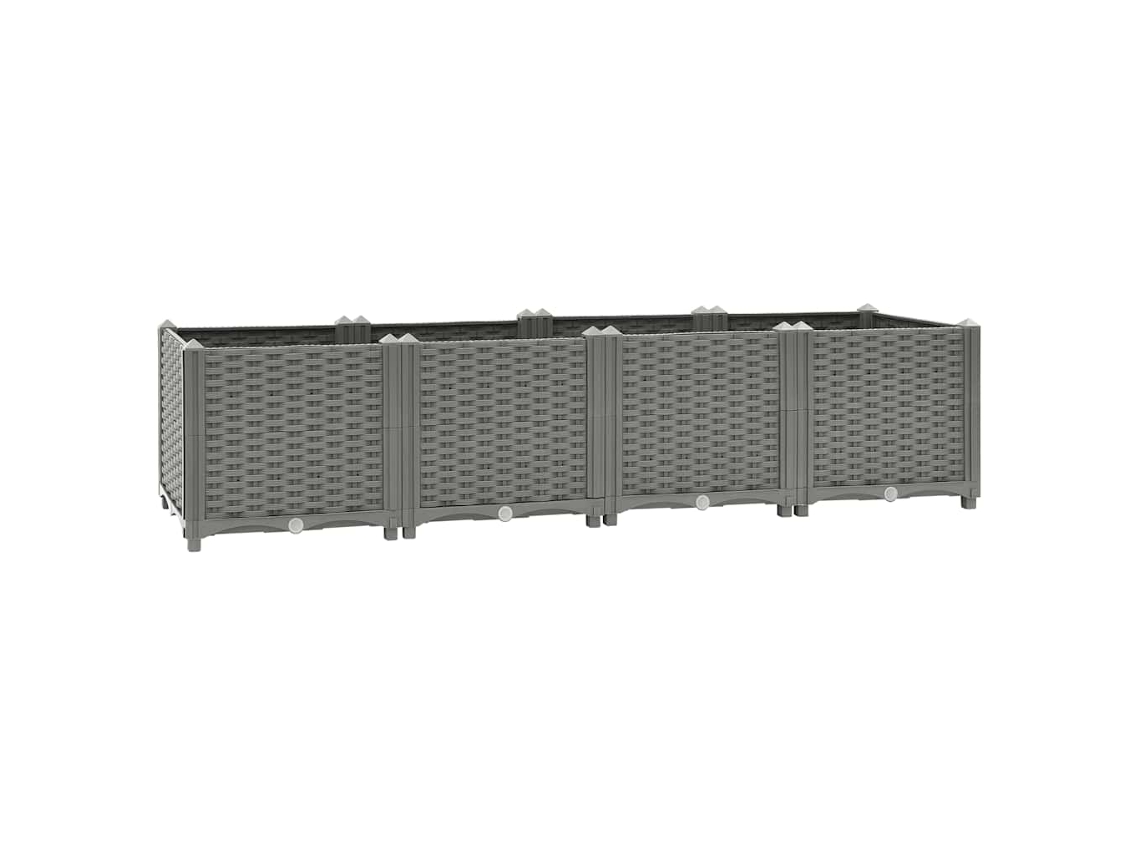 Vidaxl Canteiro Elevado 160x40x38 Cm Polipropileno