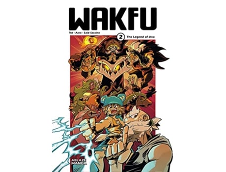 Livro Wakfu Manga Vol 2 The Legend of Jiva de Tot (Inglês)