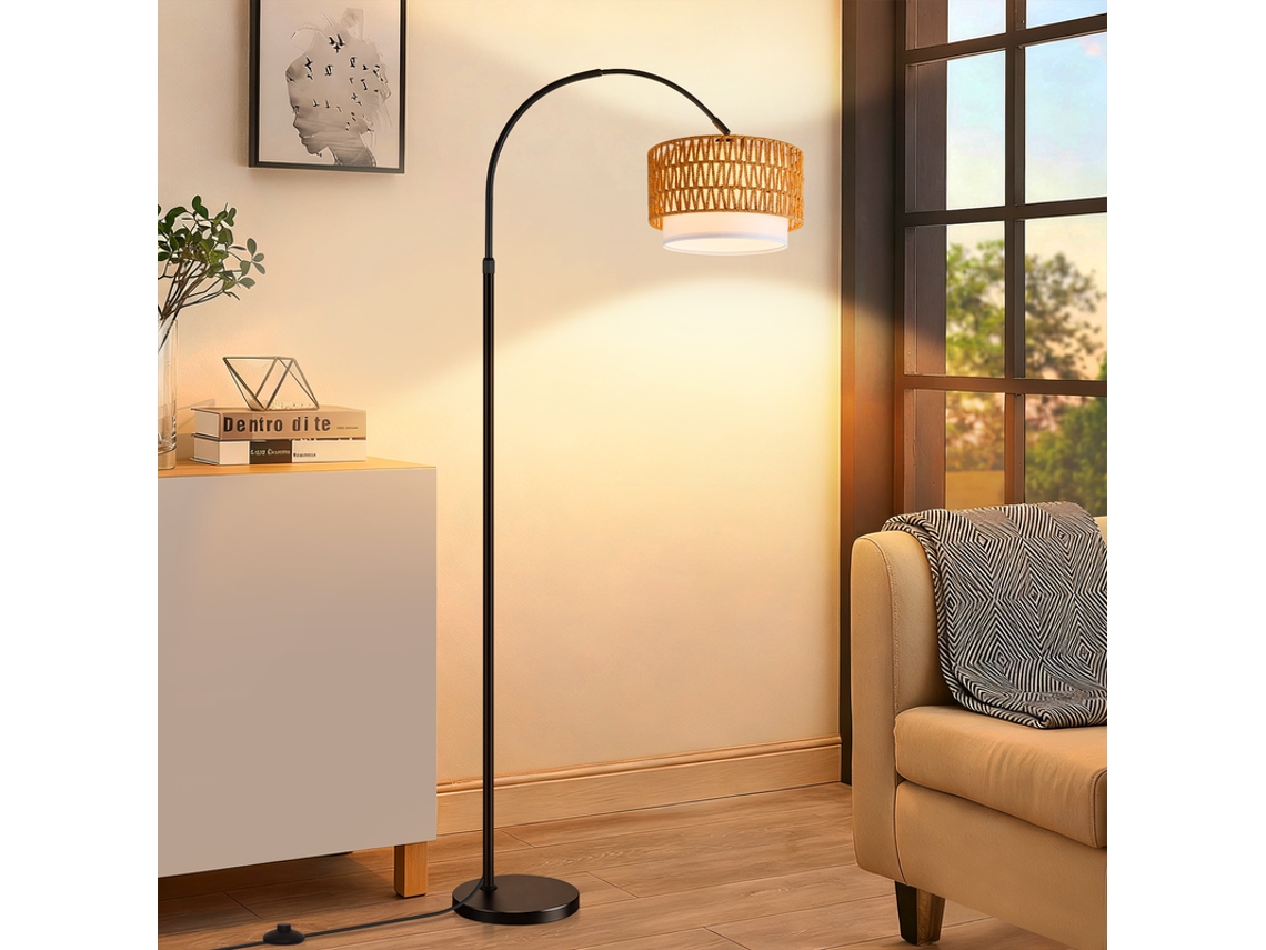 Luminárias de Teto Vintage Ajustável E14, Barra de Metal Preta com 4 Spots para Sala de Estar, Cozinha e Quarto NETTLIFE (lâmpadas Não Inclusas)
