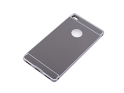 Capa de telefone com quadro de metal e capa espelho para Huawei P8 EOOCOO