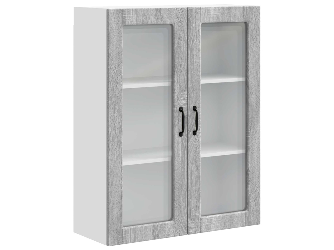 Armário de Cozinha com Prateleira Cinza Sonoma e MAISON EXCLUSIVE 80x31x100 cm