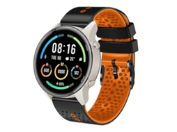 Pulseira De Silicone Perfurada Bicolor De 22 Mm Para Xiaomi Mi Watch Sport