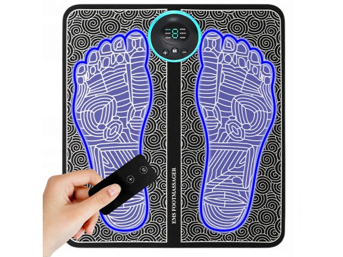 Massageador De Pés Ems Com Eletroestimulação E Controle Remoto.