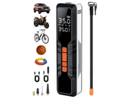 Bomba De Ar Portátil Para Pneus, 6000mah, Bomba Elétrica Rápida Para Pneus, 4 Unid.