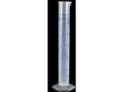 1 Unidade De Instrumento Medição Laboratório: Proveta Graduada Plástico 250 Ml Com Fita Métrica, Equipamento Para Laboratório Químico