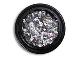 Rebe-adorno Para Unhas Com Purpurina Estrela De Cinco Pontas Sequências Irregulares Para Manicure Arte De Unhas (3prata)
