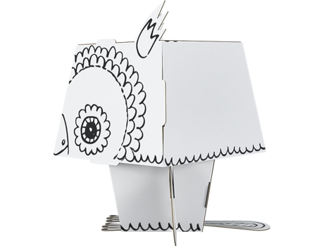 Livro De Colorir Coruja 3d Monumi