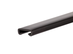 Corrimão Quest Pvc Premium 35x8 Mm, Preto, 1 M