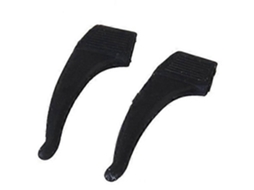 3 Pares de Ganchos para Óculos Silicone Antiderrapante Preto GOKOCO