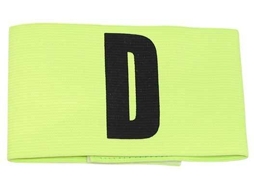 Braçadeira de Capitão SOFTEE  Delegado De Campo Regulável (Amarelo - Adulto)