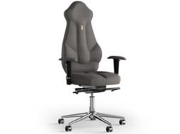 Cadeira de Escritório Ergonómica KULIK Tecido Imperial (Azur - Silver -130x50x50cm)