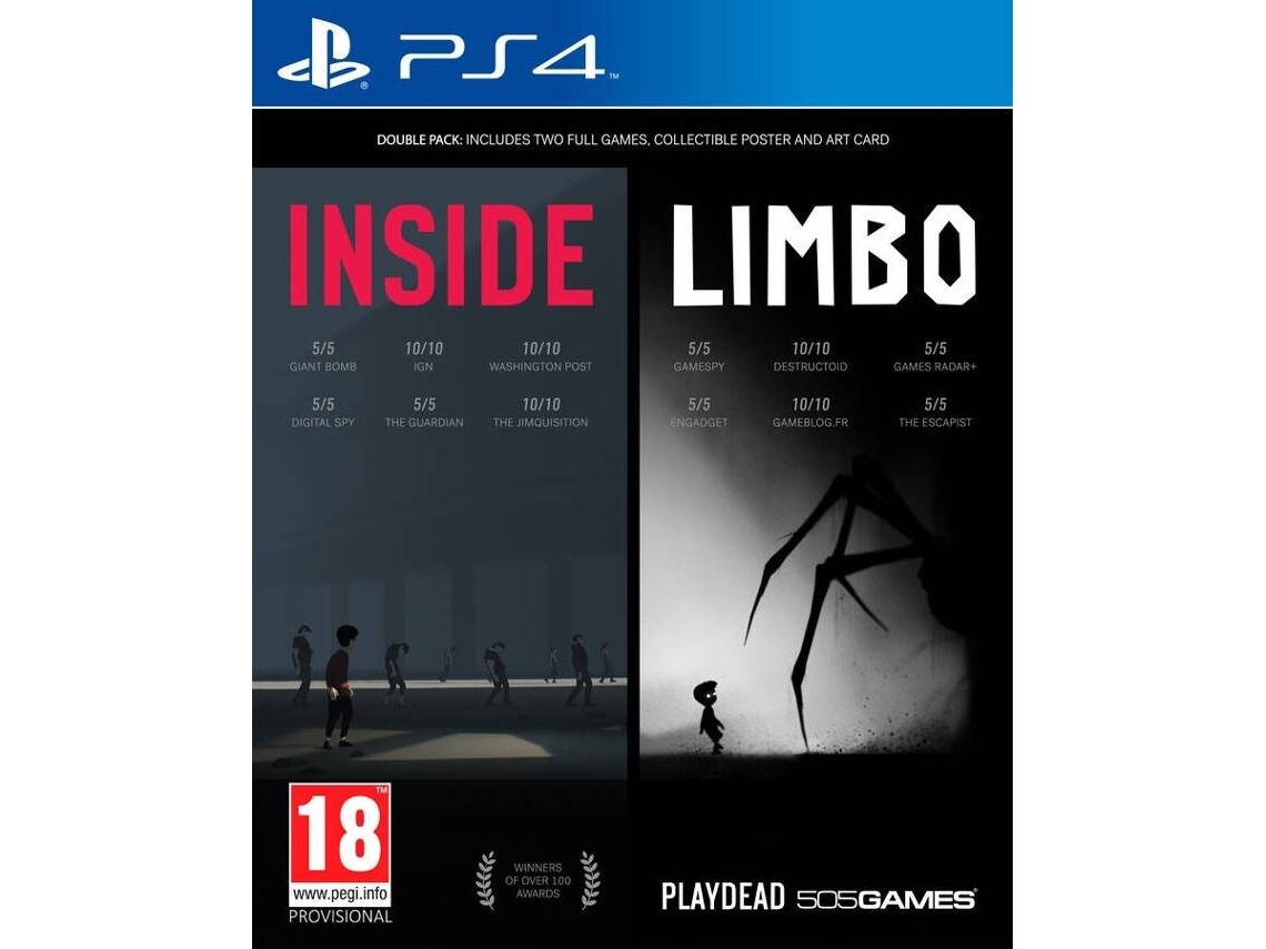 Jogo PS4 Inside Limbo Double Pack Worten.pt