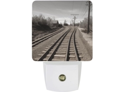 Luminária Noturna De Parede Led Com Plugue, Acendimento Automático, Sensor Crepuscular Automático, Ideal Quarto