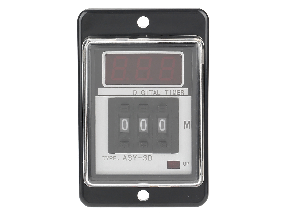 Laxiscreed Relé Temporizador Digital Lcd 3d Com Limite De Tempo E Atraso Elétrico