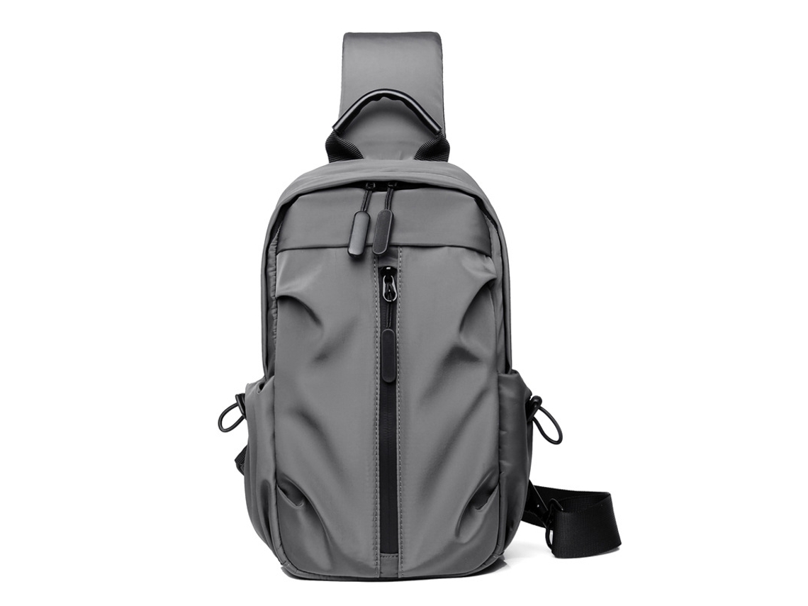 (cinza) Bolsa De Peito Casual Multifuncional, Unissex